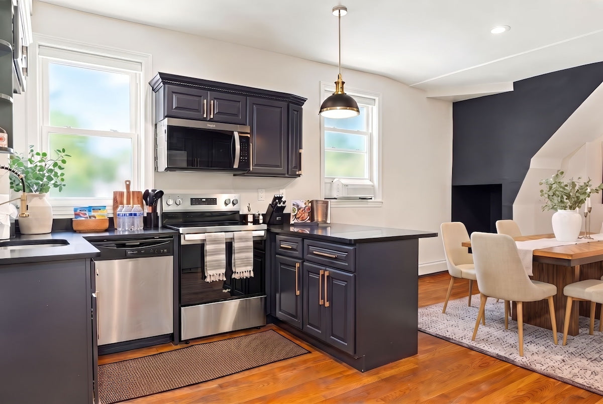 The Cambridge Five — client's design, setup by EHP. Photography courtesy of R&R Premier Stays.