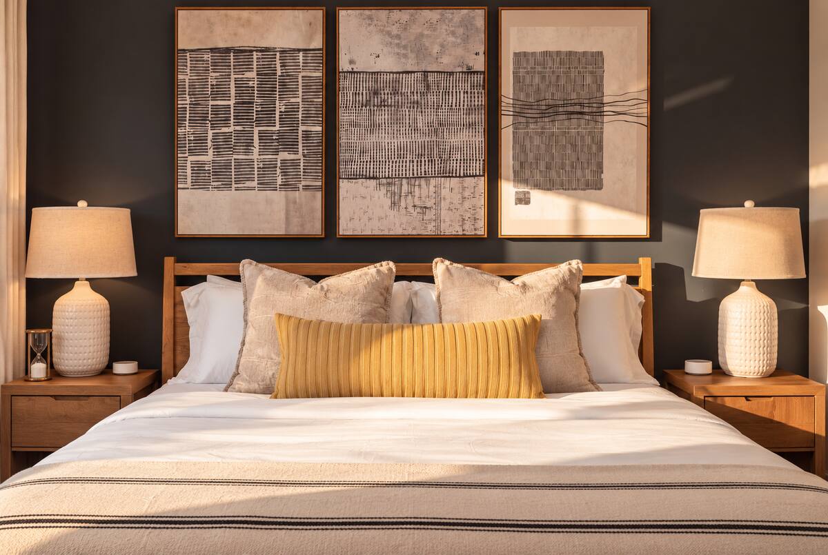 The Cambridge Five — client's design, setup by EHP. Photography courtesy of R&R Premier Stays.