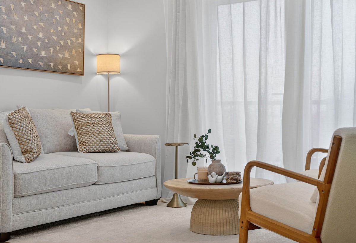 Somerville Modern Condo — design by Heather, setup by EHP. Photography courtesy of Executive Haven.