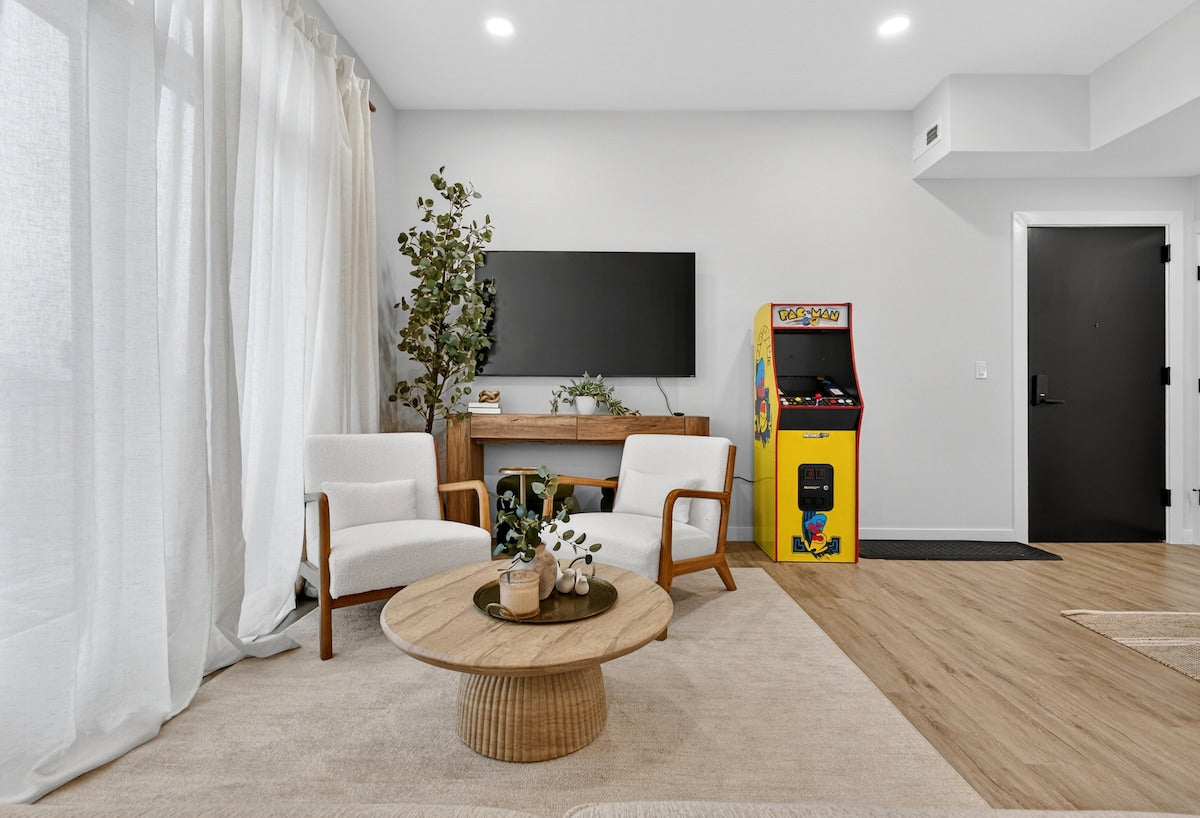 Somerville Modern Condo — design by Heather, setup by EHP. Photography courtesy of Executive Haven.