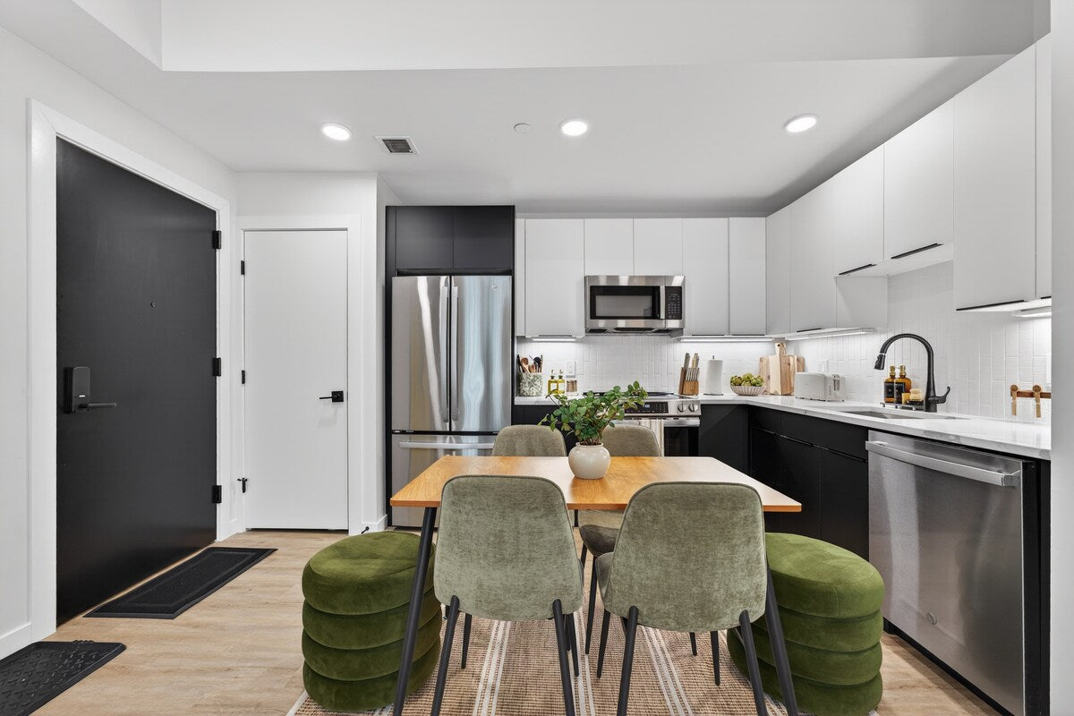 Somerville Modern Condo — design by Heather, setup by EHP. Photography courtesy of Executive Haven.
