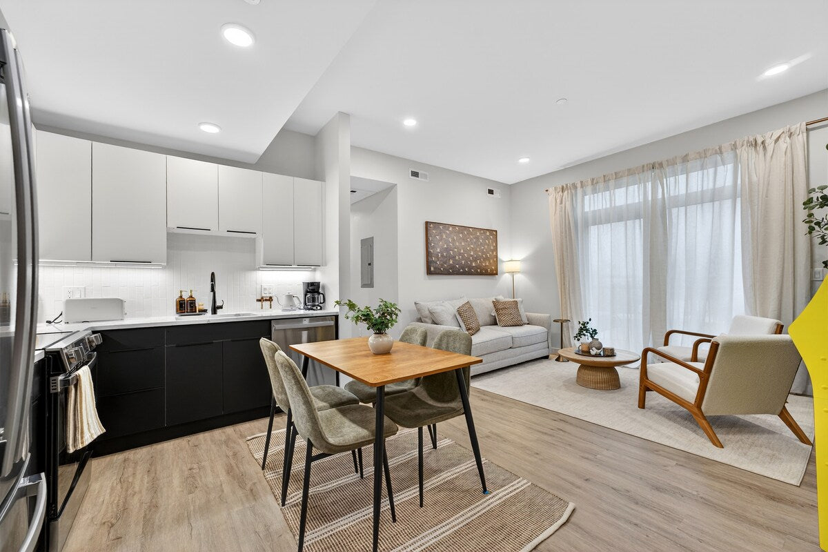 Somerville Modern Condo — design by Heather, setup by EHP. Photography courtesy of Executive Haven.