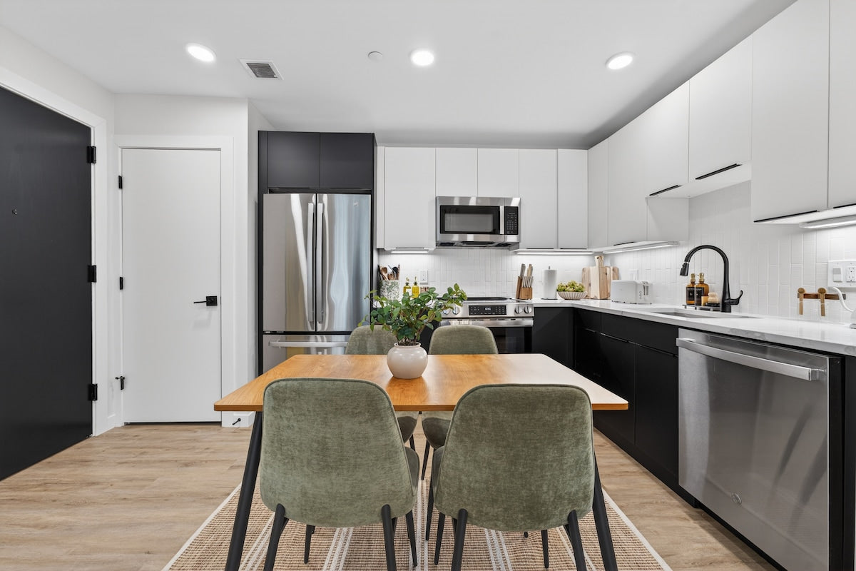 Somerville Modern Condo — design by Heather, setup by EHP. Photography courtesy of Executive Haven.