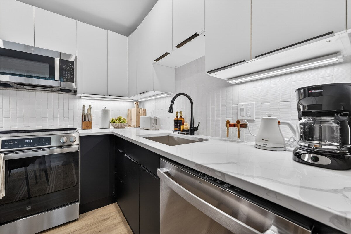 Somerville Modern Condo — design by Heather, setup by EHP. Photography courtesy of Executive Haven.