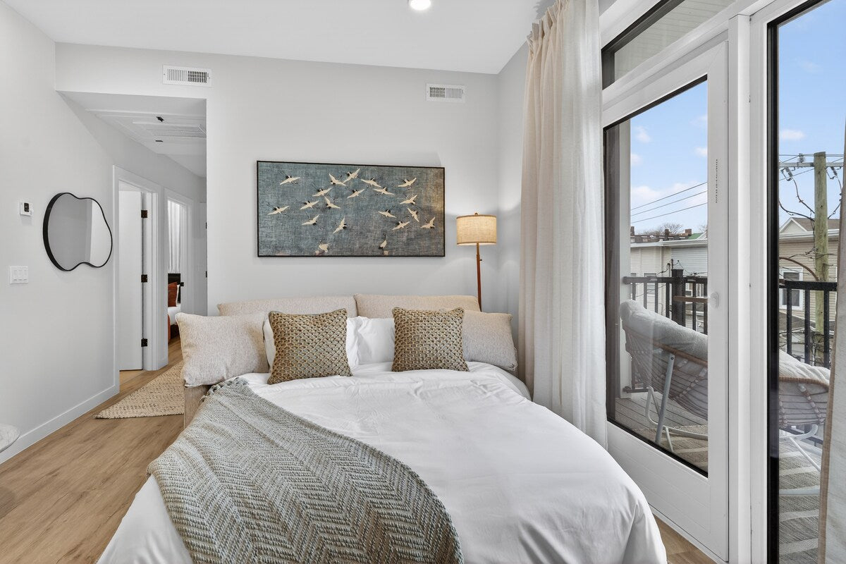 Somerville Stylish 2BR — design by Heather, setup by EHP. Photography courtesy of Executive Haven.