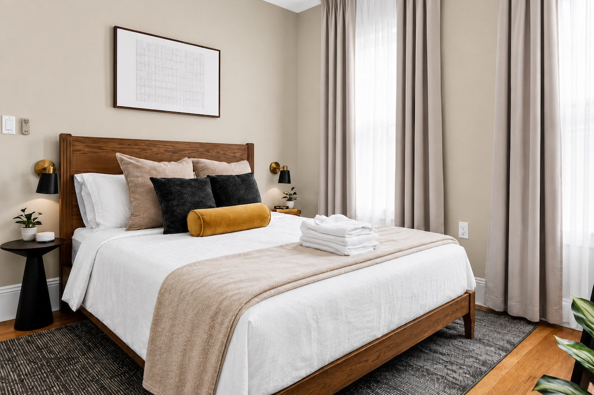 Cambridge apartment — bedroom